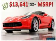 2019 Chevrolet Corvette MSRP$96640 Z06 3LZ GPS Leather SuperCharged Red for Sale