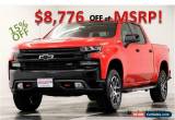 Classic 2019 Chevrolet Silverado 1500 MSRP$57775 4X4 LT Trail Boss Sunroof Z71 Red Crew for Sale
