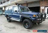 Classic 1996 Toyota Landcruiser HZJ75RV (4x4) 11 Seat Blue Manual 5sp M TroopCarrier for Sale