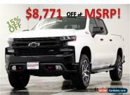 2019 Chevrolet Silverado 1500 MSRP$58770 4X4 Trail Boss Z71 Sunroof White Crew for Sale