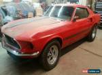 1969 Ford Mustang Fastback - Genuine  Mach 1 - Sportsroof - **No Reserve** for Sale