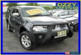 Classic 2010 Mitsubishi Triton MN MY11 GLX-R (4x4) Grey Manual 5sp M Double Cab Utility for Sale