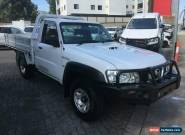 2011 Nissan Patrol MY11 Upgrade DX (4x4) White Manual 5sp M Cab Chassis for Sale