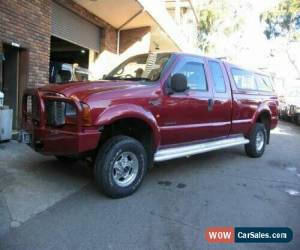 Classic 2002 Ford F250 RN XLT (4x4) Red Automatic 4sp A Super Cab P/Up for Sale