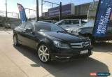 Classic 2012 Mercedes-Benz C250 CDI C204 BlueEFFICIENCY Black Automatic A Coupe for Sale