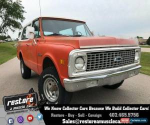 Classic 1972 Chevrolet Blazer K5 Cheyenne, Orange, 350ci, 4 Speed, Wyoming Truck for Sale