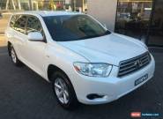 2009 Toyota Kluger GSU40R KX-R (FWD) 5 Seat White Automatic 5sp A Wagon for Sale