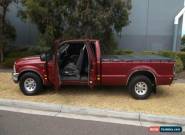 2002 Ford F250 RM XLT Burgundy Automatic 4sp A Super Cab Pickup for Sale