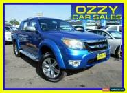 2011 Ford Ranger PK Wildtrak (4x4) Blue 5 SP AUTOMATIC Dual Cab Pick-up for Sale