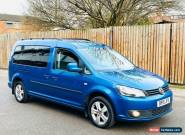 2015/15 VOLKSWAGEN CADDY MAXI LIFE 1.6 TDI 102 PS-7 SEATER-RAVEN BLUE-CLEAN MPV! for Sale