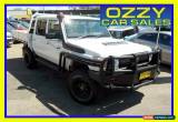 Classic 2015 Toyota Landcruiser VDJ79R MY12 Update Workmate (4x4) White Manual 5sp M for Sale