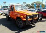 1987 Toyota Landcruiser HJ75RP (4x4) Red Manual 5sp M Cab Chassis for Sale