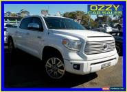 2015 Toyota Tundra DTS GEN 2 Platinum White 6SPD AUTOMATIC 4X4 Dual Cab Pick-up for Sale