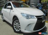 2017 Toyota Camry AVV50R MY16 Altise Hybrid White Automatic A Sedan for Sale