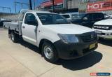 Classic 2014 Toyota Hilux TGN16R Workmate White Automatic A Cab Chassis for Sale