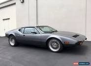 1972 De Tomaso Other for Sale