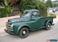 1950 Dodge Other Pickups 1/2 TON PICKUP for Sale