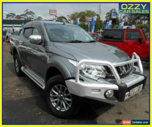 Classic 2017 Mitsubishi Triton MQ MY17 GLS (4x4) Grey Manual 6sp M Dual Cab Utility for Sale