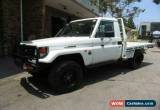 Classic 2002 Toyota Landcruiser HZJ79R (4x4) White Manual 5sp M Cab Chassis for Sale