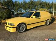 BMW E36 328i Touring VAN Conversion 12 month MOT manual Dakar Yellow m3 Spor for Sale