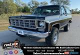 Classic 1978 Chevrolet Blazer K5, 4x4, Cheyenne, 58k miles, Black, Survivor for Sale