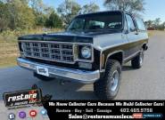 1978 Chevrolet Blazer K5, 4x4, Cheyenne, 58k miles, Black, Survivor for Sale