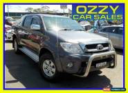 2010 Toyota Hilux GGN25R 09 Upgrade SR5 (4x4) Grey Manual 5sp M for Sale