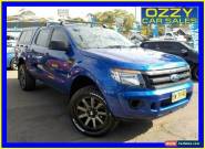 2013 Ford Ranger PX XL 3.2 (4x4) Blue Automatic 6sp A Dual Cab Utility for Sale