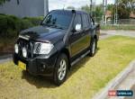 2013 Nissan Navara D40 MY12 ST-X Blackline Edition (4x4) Black Automatic 7sp A for Sale