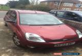 Classic 2003 Ford Fiesta Red Hatchback 5 door 1.4 Zetec petrol sport cheap small first  for Sale