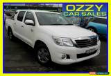 Classic 2014 Toyota Hilux GGN15R MY14 SR5 White 5 SP AUTOMATIC Dual Cab Pick-up for Sale