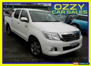 2014 Toyota Hilux GGN15R MY14 SR5 White 5 SP AUTOMATIC Dual Cab Pick-up for Sale