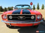 1967 Ford Mustang GT Convertible for Sale