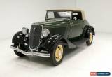 Classic 1933 Ford Cabriolet for Sale