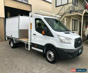 Classic 2015 Ford Transit VO 470E White Manual M Cab Chassis for Sale