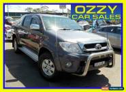 2010 Toyota Hilux GGN25R 09 Upgrade SR5 (4x4) Grey 5sp 5 SP AUTOMATIC for Sale