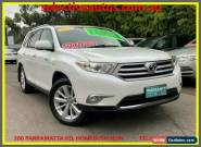 2012 Toyota Kluger GSU40R MY11 Upgrade Grande (FWD) White Automatic 5sp A Wagon for Sale