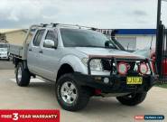 2007 Nissan Navara D40 ST-X Utility Dual Cab 4dr Man 6sp 4x4 820kg 2.5DT Silver for Sale