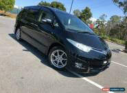 2008 Toyota Estima /Tarago GSR50 Aeras V6 Black Automatic 5sp A Wagon for Sale