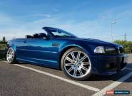 2004 BMW E46 M3 Convertible Individual. Very rare Aegean Blue.   for Sale