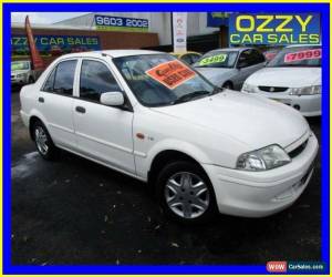 Classic 2001 Ford Laser KN LXI White Manual 5sp M Sedan for Sale