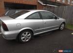 2001 VAUXHALL ASTRA BERTONE COUPE 1.8 SILVER WITH HALF LEATEHER INTERIOR for Sale