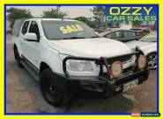 2013 Holden Colorado RG LX (4x4) White Manual 5sp M Crew Cab P/Up for Sale