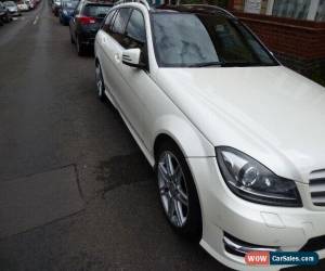 Classic Mercedes-Benz C Class 2.1 C220 CDI AMG Sport 7G-Tronic Plus 5dr Pearl White for Sale