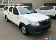 2014 Toyota Hilux TGN16R MY14 Workmate White Automatic 4sp A Dual Cab Pick-up for Sale