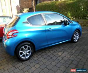 Classic 12 62 PEUGEOT 208 1.4 HDI ACTIVE - 3 DOOR =AZURE BLUE-BLACK CLOTH-105,000 MLS++ for Sale