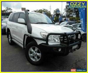 Classic 2011 Toyota Landcruiser VDJ200R 09 Upgrade Sahara (4x4) White Automatic 6sp A for Sale