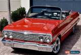 Classic 1963 Chevrolet Impala Convertible 454 for Sale