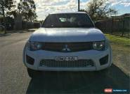 2010 Mitsubishi Triton MN GL-R White Manual M Utility for Sale