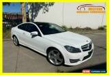 Classic 2014 Mercedes-Benz C-Class White Automatic A Coupe for Sale